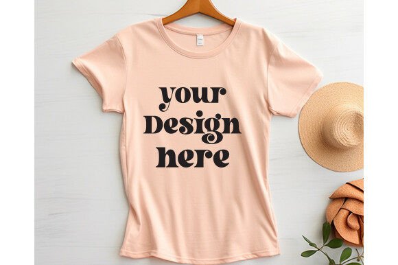 Bella Canvas 3001 Hanging Mockup Vol 48 Graphics