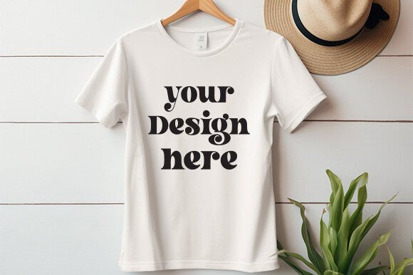 Bella Canvas 3001 Hanging Mockup Vol 61 Graphics