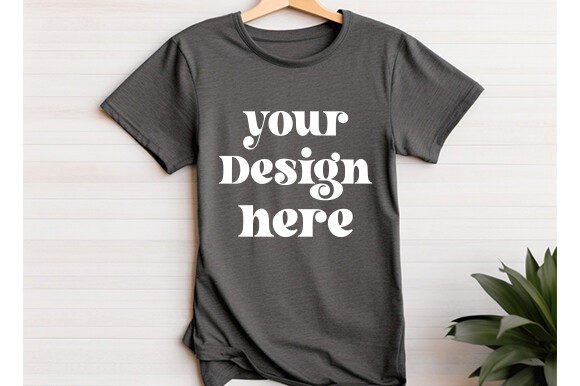 Bella Canvas 3001 Hanging Mockup Vol 81 Graphics T-Shirts