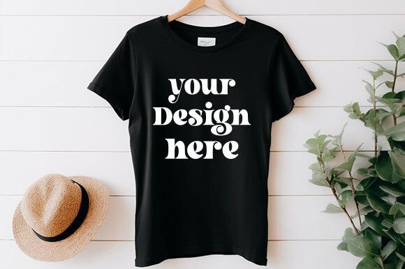 Bella Canvas 3001 Hanging Mockup Vol 98 Graphics