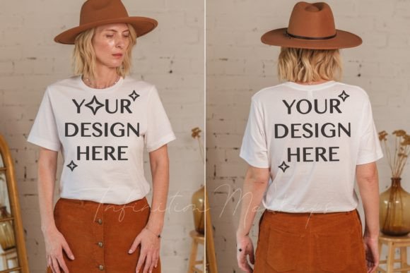 Bella Canvas 3001 Mockup: Graphics for T-Shirts