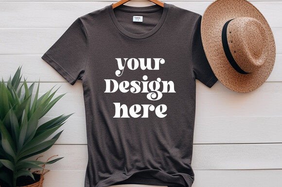 Bella Canvas 3001 Mockup: T-Shirts & Graphics