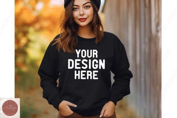 Black Mockup 27: Hoodies Sweatshirts Graphics