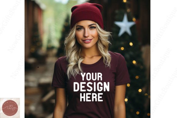 Christmas Bella Woman T-shirt Mockup 31: A Designer’s Review of Holiday Graphics