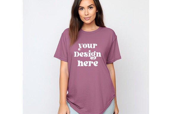 Comfort Colors Berry Mockup: Graphics for T-Shirts