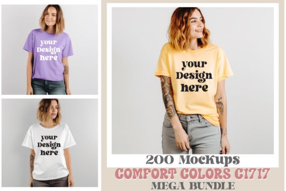 Comfort Colors C1717 Graphics for T-Shirts