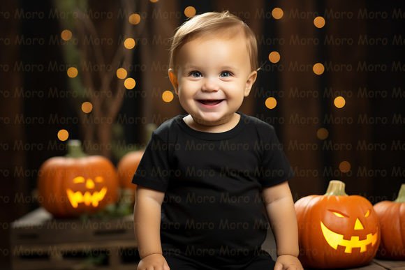 Halloween Graphics: Baby Black T-Shirt Mockup Review