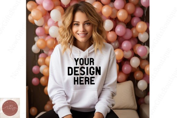 Happy New Year Women Hoodie Mockup 18 Graphics Review