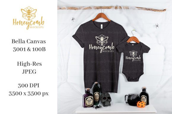 Heather Dark Grey Mom & Baby Graphics for T-Shirts