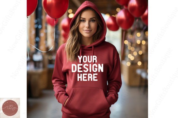 New Year Hoodie Mockup Graphics