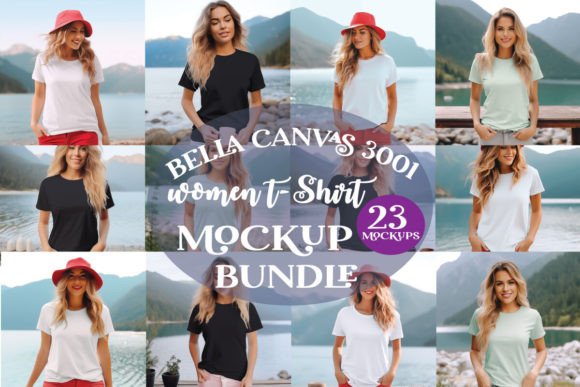 Reviewing Bella Canvas 3001 Women T-Shirt Mockup B