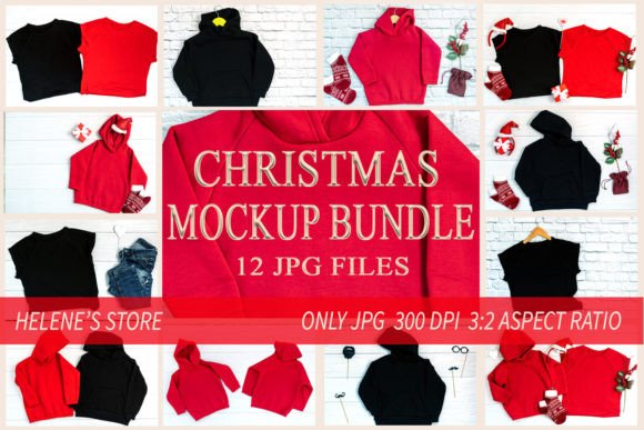 Reviewing Christmas JPEG Mockup Bandle Graphics for Hoodies Sweatshirts
