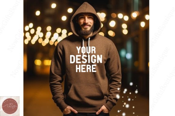 Reviewing Happy New Year Men Hoodie Mockup 23