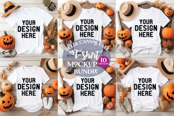 Reviewing the Bella Canvas Fall T-Shirt Mockup Bundle