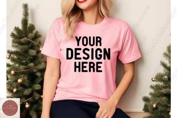 Reviewing the Gildan 18000 Pink Christmas Mockup