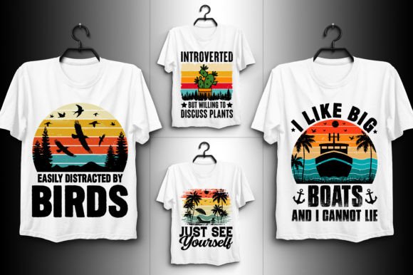 Vintage Sunset Graphics for T-Shirt Designs